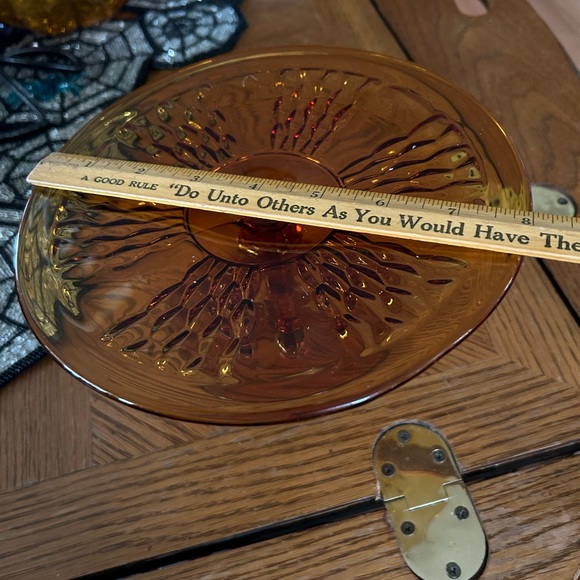 Vintage Indiana Glass Mt. Vernon Pedestal Cake Plate Stand - Picture 6 of 6